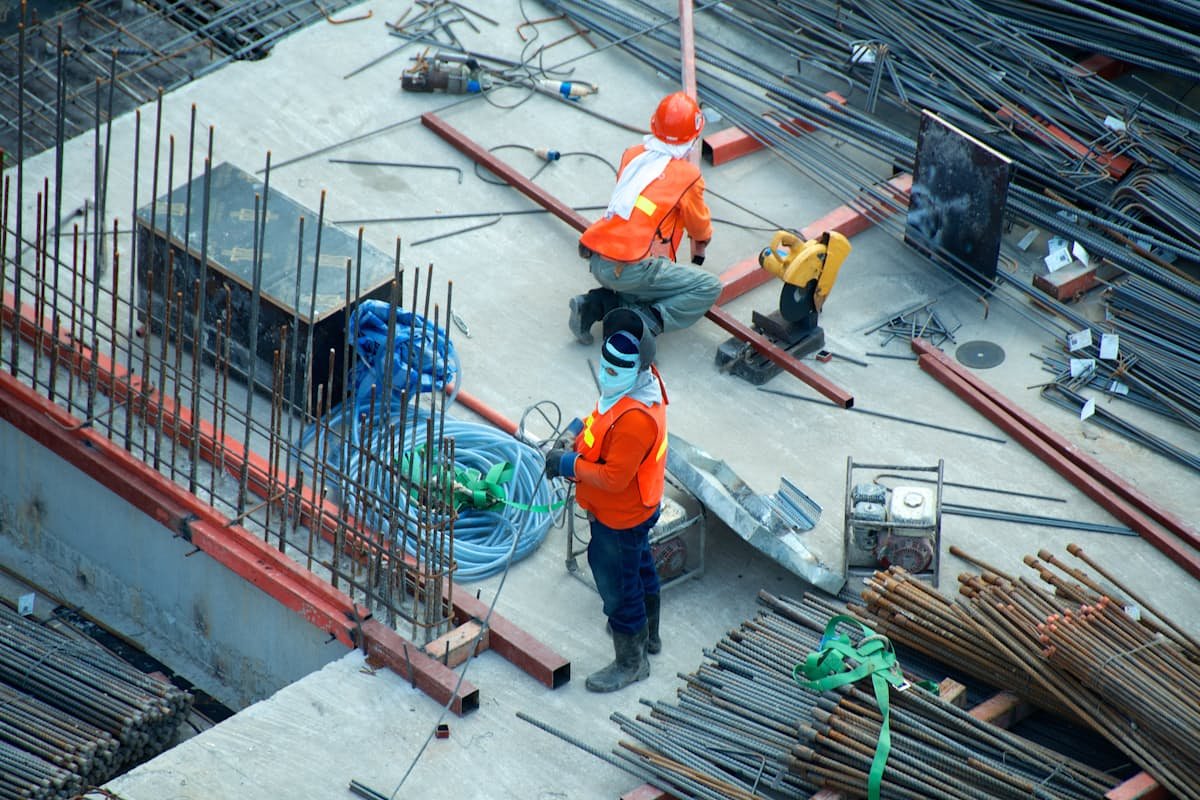 Team of HVAC engineers in professional workwear